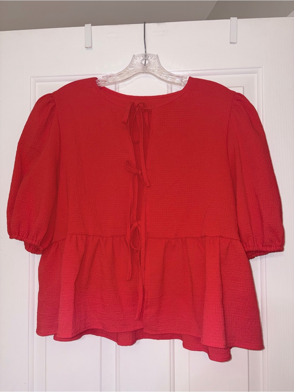 Tie front top